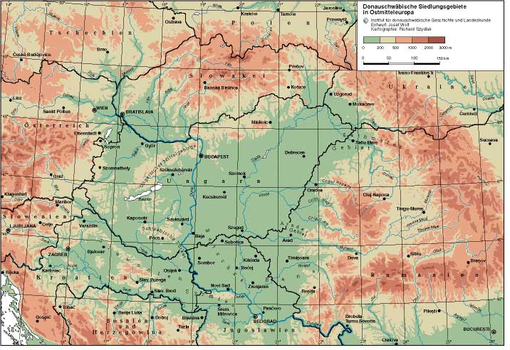 Topographische Karte : Banat - MRAMORAK - Deutsche, Evangelische